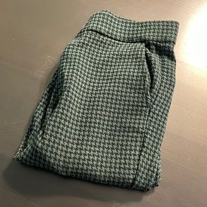 Hollister DarkGreen Houndstooth pants